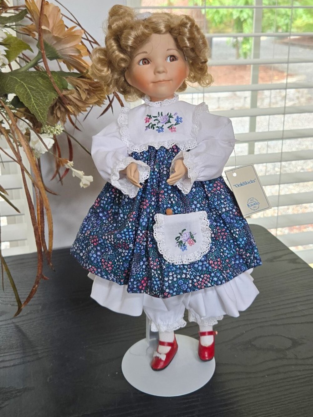 Vintage Knowles China 1989 Dianna Effner Goldilocks porcelain 14" doll